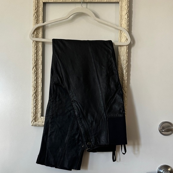 BAGATELLE | Vintage Black Authentic Leather Pants - Picture 2 of 16